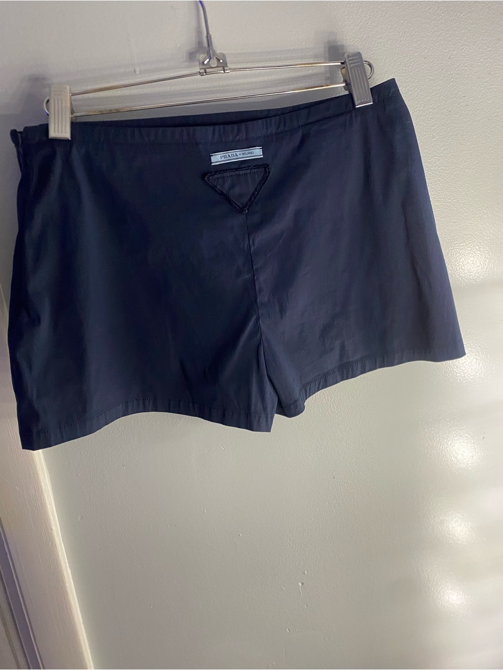 Prada Dark Blue Women's Tailored Shorts
